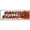 Signmission BAKED BEANS BANNER SIGN slo slow cooked hot dogs brown sugar bacon B-72 Baked Beans - alternate 1